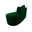 Ver imagem 6 de Namoradeira Sofá Feijão Hana 130cm Orgânica Bouclé Verde