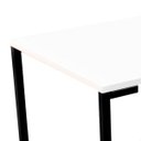 Ver imagem 6 de Mesa Executiva Escritório Industrial 900 Mm Preto e Branco