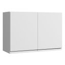 Ver imagem 1 de Armário de Cozinha Aéreo 80cm com 2 Portas Andréia Branco - Ajl Móveis