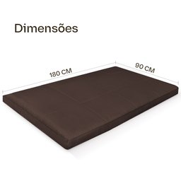 Pillow Top para Sofá Retrátil e Reclinável Fibras Macias Almofada 90x180cm Bf Colchões - 7