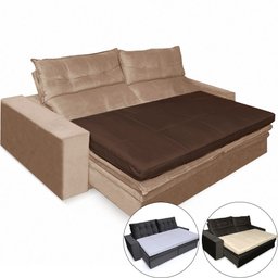 Pillow Top para Sofá Retrátil e Reclinável Fibras Macias Almofada 90x180cm Bf Colchões - 1