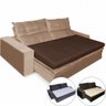 Pillow Top para Sofá Retrátil e Reclinável Fibras Macias Almofada 90x180cm Bf Colchões - 1