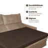 Pillow Top para Sofá Retrátil e Reclinável Fibras Macias Almofada 90x180cm Bf Colchões - 6