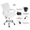 Ver imagem 5 de Cadeira Escritorio Diretor Tela Mesh Tok 3310