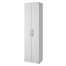 Guarda-roupa Multiuso Solteiro Compact Branco - Direto Sim - 2