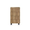 Ver imagem 5 de Gaveteiro 4 Gavetas BP Home Office Artesano Concept Marrom/Nogal Sevilha/Preto