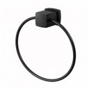 Ver imagem 1 de Toalheiro Argola Block 38 Meber Metais Preto/Matte