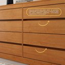 Ver imagem 5 de Cômoda 8 Gavetas Orgânica 100% MDF 158cm Luna Espresso Móveis