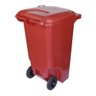 Lixeira Contentor Plástico 240l Rodas 200mm sem Pedal - 1