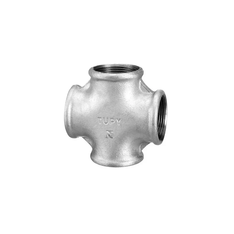 Cruzeta Galvanizada 1'' Cruzeta Metal Galvanizado 1' Polegada Tupy Tupi