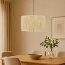 Ver imagem 1 de Luminária Shalon Pendente Aconchegante Corda Sisal Natural:preto