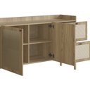 Ver imagem 6 de Balcão Aparador Buffet 3 Portas 180cm Arlo A10 Hanover - Mpozenato