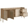 Balcão Aparador Buffet 3 Portas 180cm Arlo A10 Hanover - Mpozenato - 5