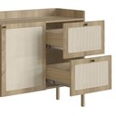 Ver imagem 7 de Balcão Aparador Buffet 3 Portas 180cm Arlo A10 Hanover - Mpozenato
