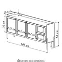 Ver imagem 4 de Balcão Aparador Buffet 3 Portas 180cm Arlo A10 Hanover - Mpozenato