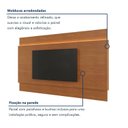 Ver imagem 5 de Painel para TV até 65 Polegadas com LED 100% MDF 225CMX130CM Aros