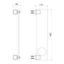 Ver imagem 2 de Porta Shampoo Vidro com Saboneteira Block