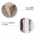 Ver imagem 5 de Quarto de Bebê Completo Confete 5 Portas 5 Gavetas com Vidro Ie187 Branco/jequitibá - Henn