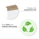 Ver imagem 7 de Quarto de Bebê Completo Confete 5 Portas 5 Gavetas com Vidro Ie187 Branco/jequitibá - Henn