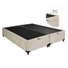 Base Box King Bipartido Baú HR Moveleira 40cmx193cmx203cm Gold Linho - 3
