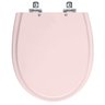 Assento Sanitário Soft Close Polo Rose para Vaso Hervy - 1