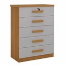 Ver imagem 1 de Cômoda Ipanema 5 Gavetas D'doro Cinamomo Off White