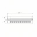 Ver imagem 2 de Luminária Luz Pontual para Trilho Eletrificado Trace LED Embutido 14W Alto Irc 93 3000k Luz Amarela