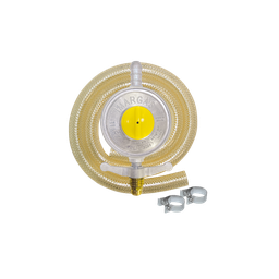 Kit Regulador Registro Gás 2kg + Mangueira 2m + Abraçadeira - 1