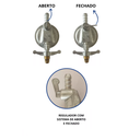 Ver imagem 4 de Kit Regulador Registro Gás 2kg + Mangueira 2m + Abraçadeira