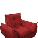 Ver imagem 4 de Poltrona Decorativa Sala de Estar Escritório Quarto Prime: Vermelha