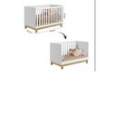 Ver imagem 4 de Quarto Infantil com Berço Colchão e Cômoda Americano Branco Acetinado