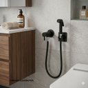 Ver imagem 2 de Ducha Higiênica 1850 C 77 Minimal Classic Meber Metais Preto/Matte