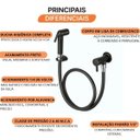 Ver imagem 5 de Ducha Higiênica 1850 C 77 Minimal Classic Meber Metais Preto/Matte