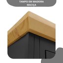 Ver imagem 6 de Mesa de Cabeceira 3 Gavetas Toledo Cinza