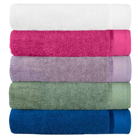 Kit 5 Toalhas Banhão Eleganz Gigante Felpudas Macia 500g/m2