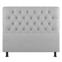 Ver imagem 1 de Cabeceira Cama Box Casal King Size Nice 195cm Suede Cinza Claro - Abmaza
