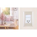 Ver imagem 3 de Placa 3 Postos 4x2 Tramontina Giz Pérola Tramontina