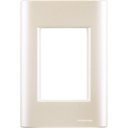 Ver imagem 1 de Placa 3 Postos 4x2 Tramontina Giz Pérola Tramontina