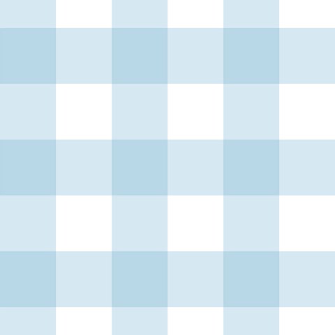 Papel de Parede Doce Estilo Xadrez Azul 81826