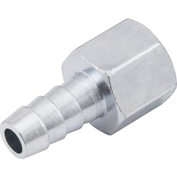 Espigão Fixo Fêmea para Mangueira 5/16 Rosca 1/4 Npt Aço Z - 2
