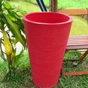 Ver imagem 5 de Kit 2 Vaso Planta 75x50 Redondo Cônico Polietileno BGPLASTICOS ROSA 022