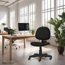 Ver imagem 6 de Cadeira de Escritório Ergonômica Executiva Estofada sem Braço Preto