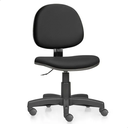 Ver imagem 1 de Cadeira de Escritório Ergonômica Executiva Estofada sem Braço Preto