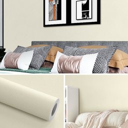 5 Metros de Papel de Parede Lavavel Texturizado Linho Bege - 2