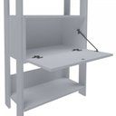 Ver imagem 6 de Conjunto 2 Peças Escrivaninha Match e Estante Industrial Branco