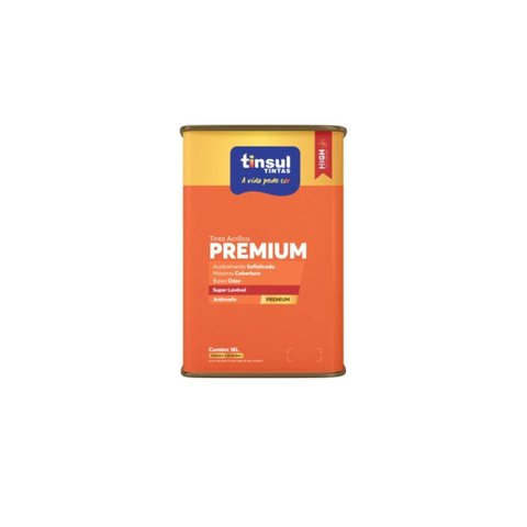 Tinta Acrílica Premium Branco Fosco 18l | Tinsul