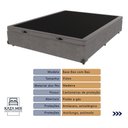 Ver imagem 5 de Conjunto Cama Box Baú Viúvo Colchão Airtech D45 Extrafirme