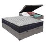 Conjunto Cama Box Baú Viúvo Colchão Airtech D45 Extrafirme - 1