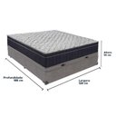 Ver imagem 4 de Conjunto Cama Box Baú Viúvo Colchão Airtech D45 Extrafirme