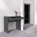 Ver imagem 1 de Mesa para Computador Paris Preto C/ Gaveta Porta Itens com Divisória